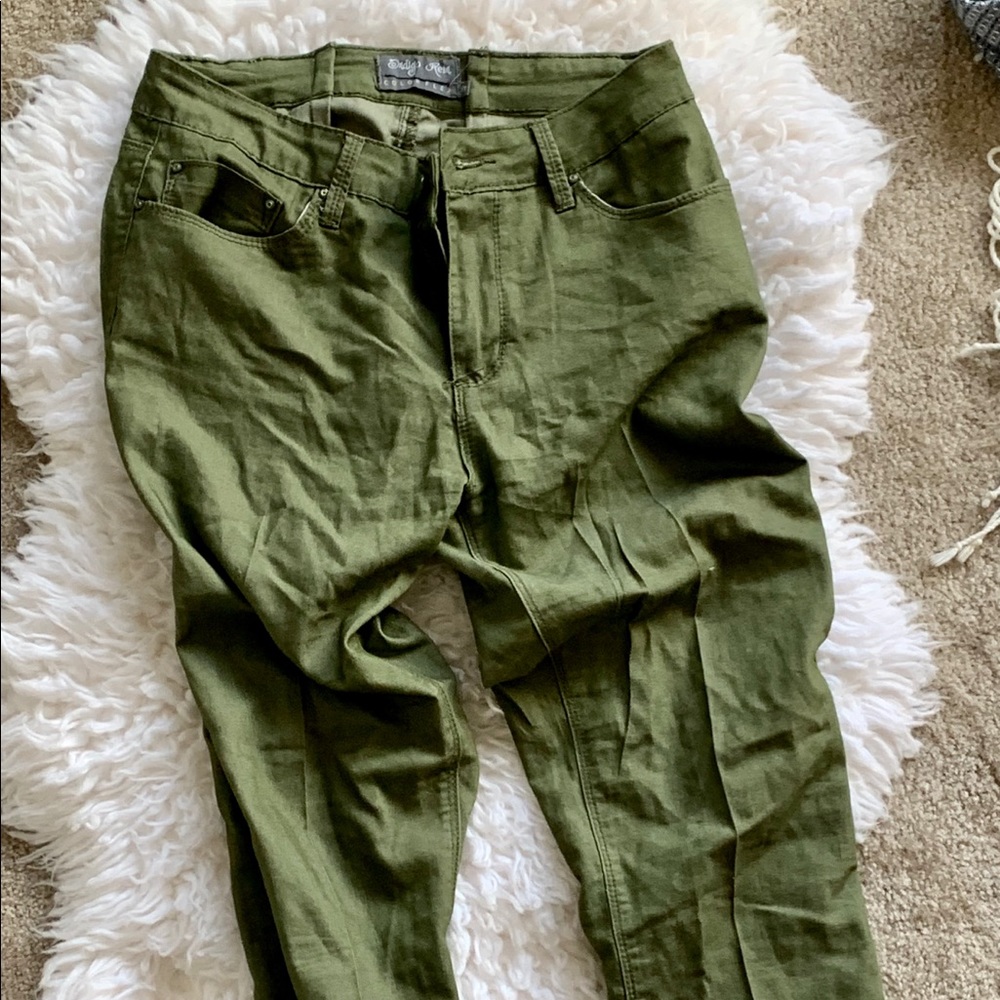 Indigo Rein Olive Green Pants
